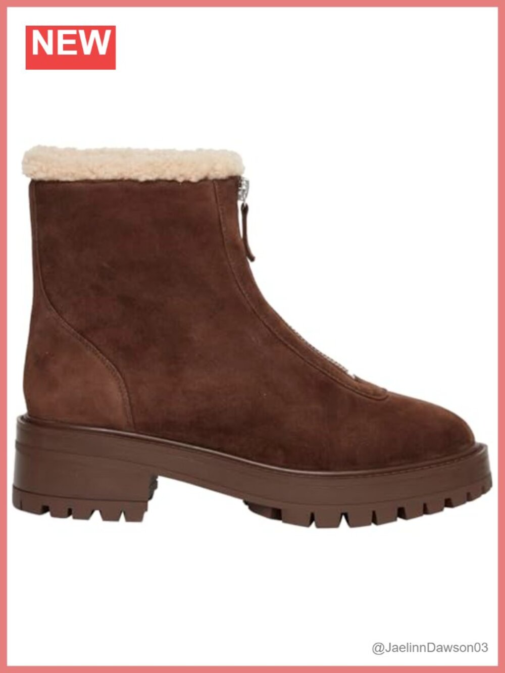 PAIGE Women's Brady Ankle Boot Water Resistant Suede Leather Platform Bootie